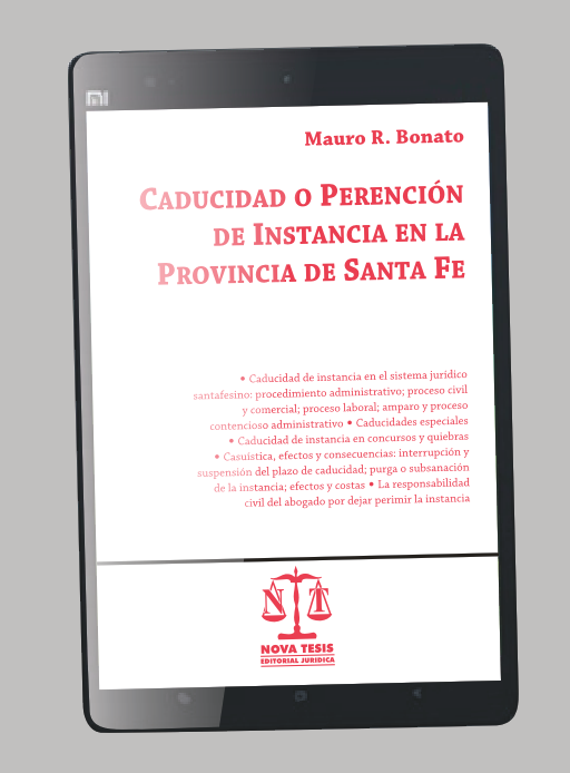 Caducidad o perencin de instancia en la provincia de Santa Fe
